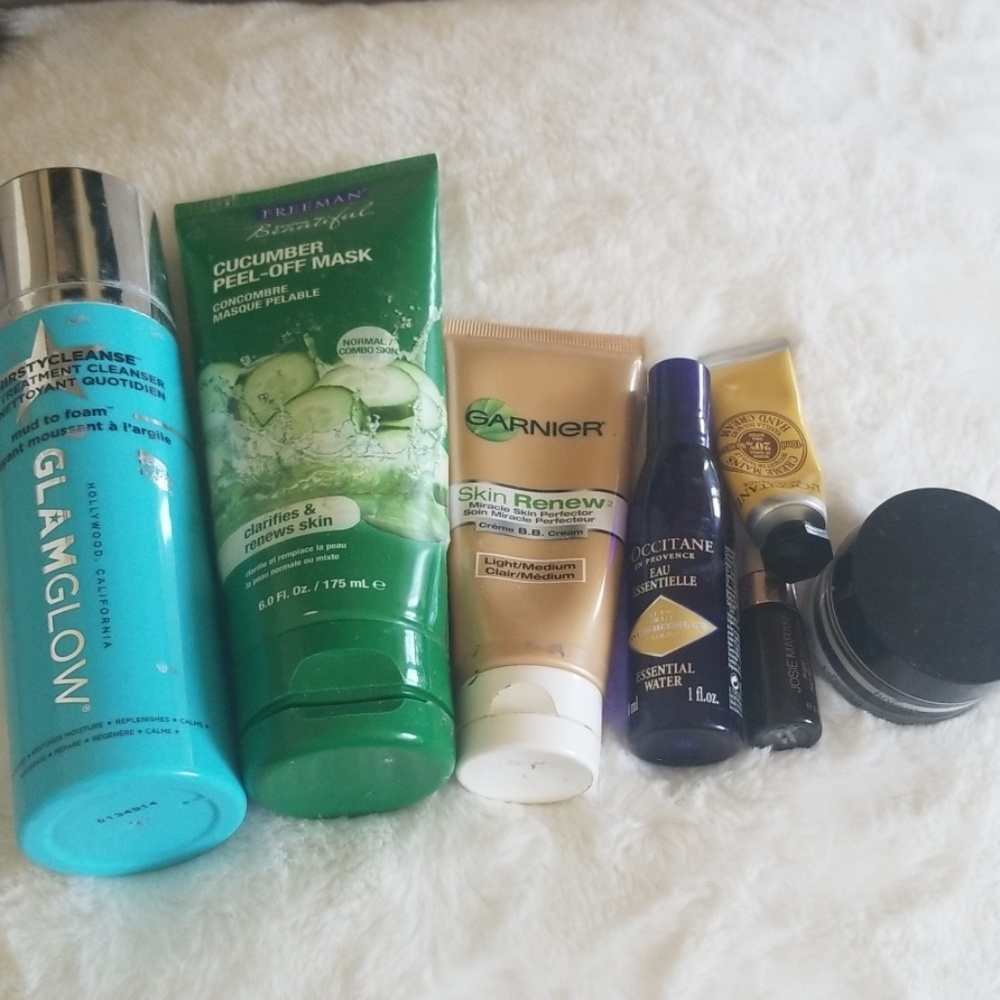 Skincare bundle- glamglow, Freeman, boscia, etc